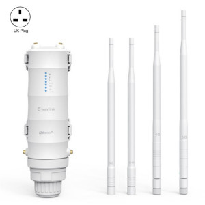 Routeur WAVLINK WN572HE4D AC1200 4G LTE WiFi double bande 4 antennes détachables, prise : prise britannique SW70021014-20